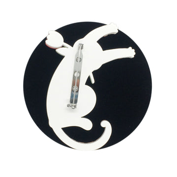 Molly Cat Resin Brooch
