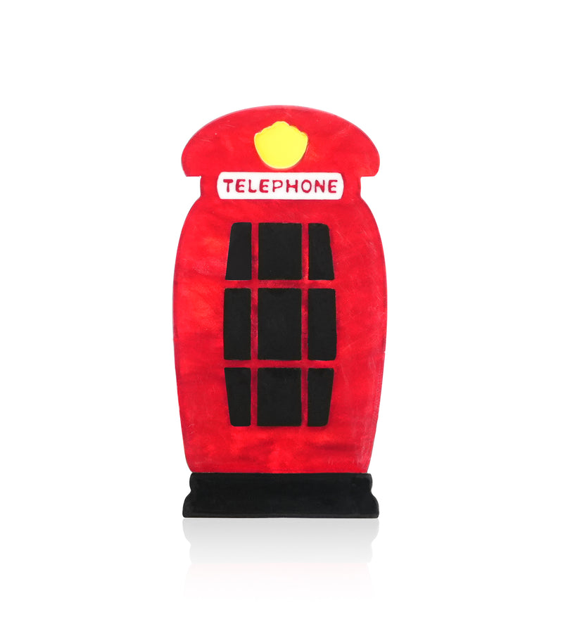 London Call Brooch