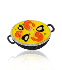 Little Pan of Paella Brooch For European Cultural tourism