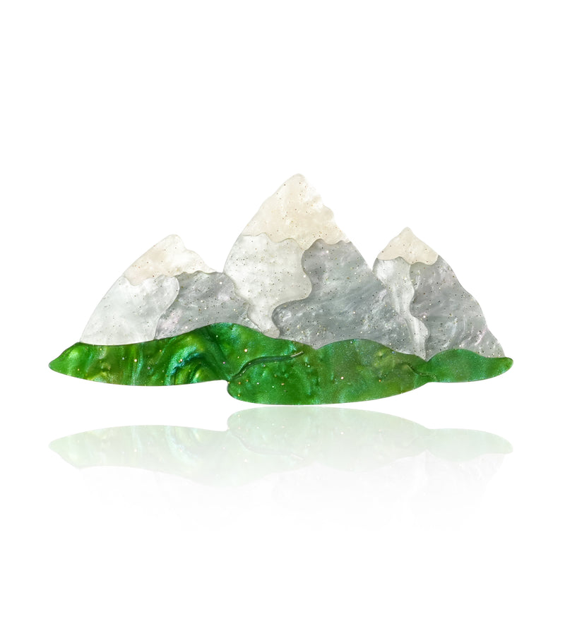 Peak Attitude Brooch For European Cultural tourism
