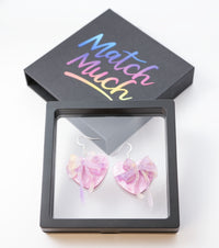Sweet Peach Shimmer Earrings