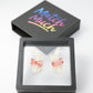 Giant Bow Bunny Earrings