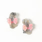 Marbled Cloud-Tail Bunny Earrings