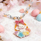 Floral Cradle Bunny Necklace