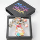 Floral Cradle Bunny Necklace